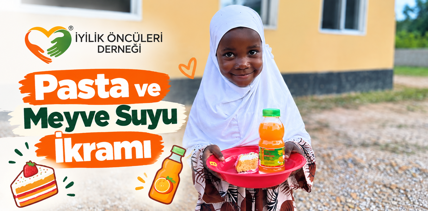 Pasta ve Meyve Suyu İkramı Bağışı